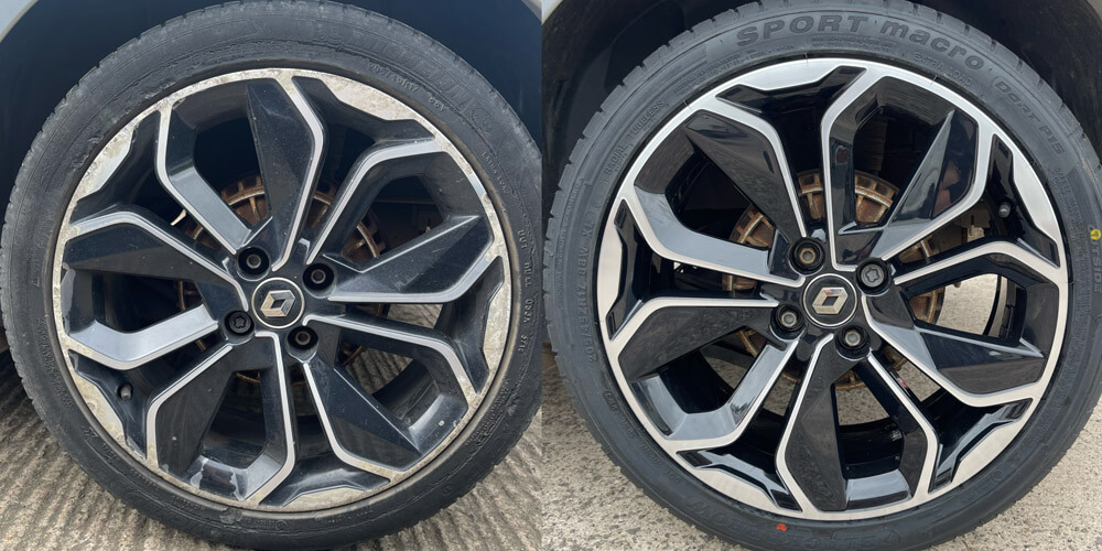 Renault alloy wheel refurbishment at Premier Wheels Midlands