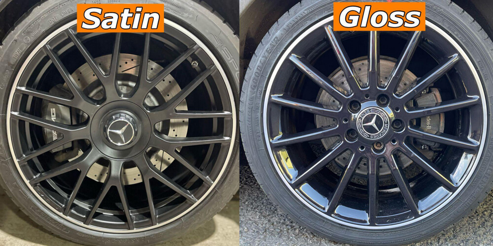 Premier Wheels Midlands satin and gloss finishes